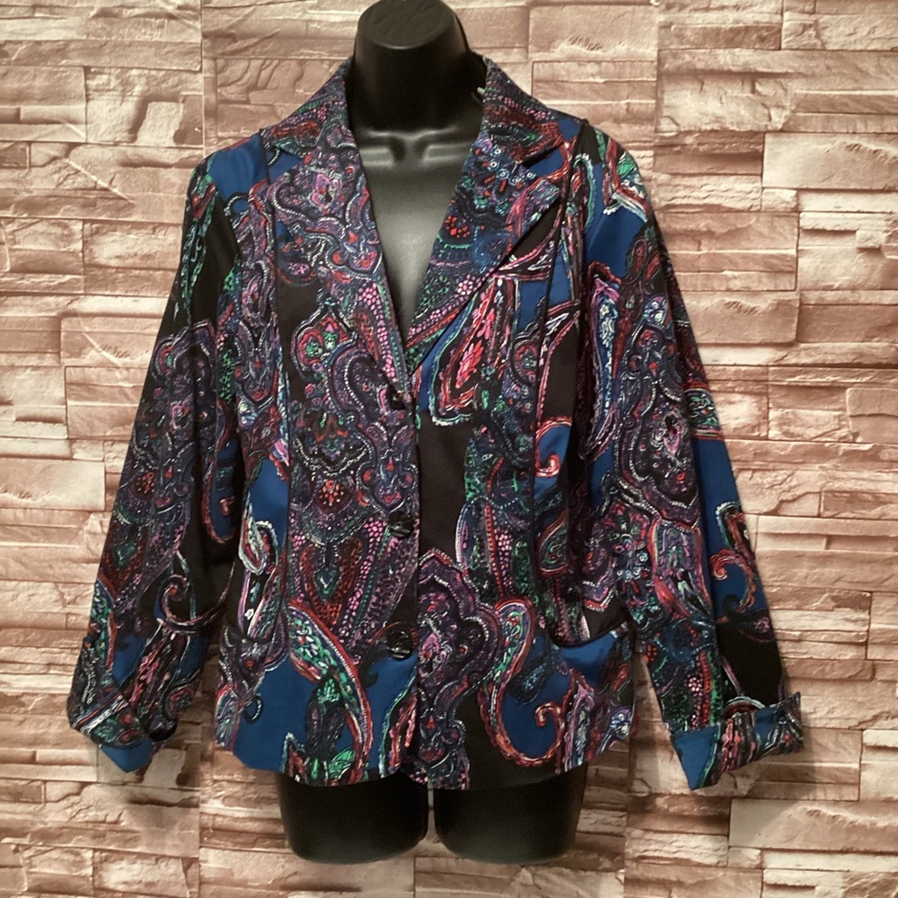 Vintage Paisley Blazer - Multicolor 10